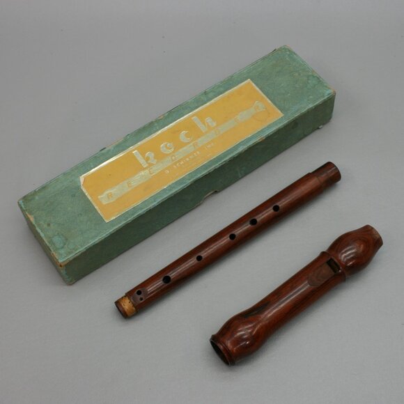PARTS REPAIR Vintage Koch Recorder Alto K-104 Flute Schirmer MISSING FOOT JOINT - Picture 1 of 9